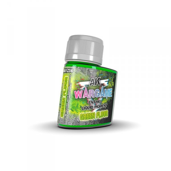 AK Interactive AK1236 GREEN FLUOR – ENAMEL LIQUID PIGMENT 35ml