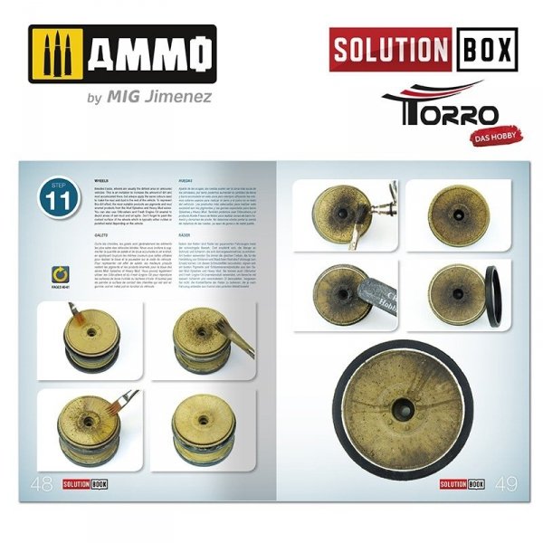 AMMO of Mig Jimenez 2414300001 How to paint WWII German Tanks - Solution Book