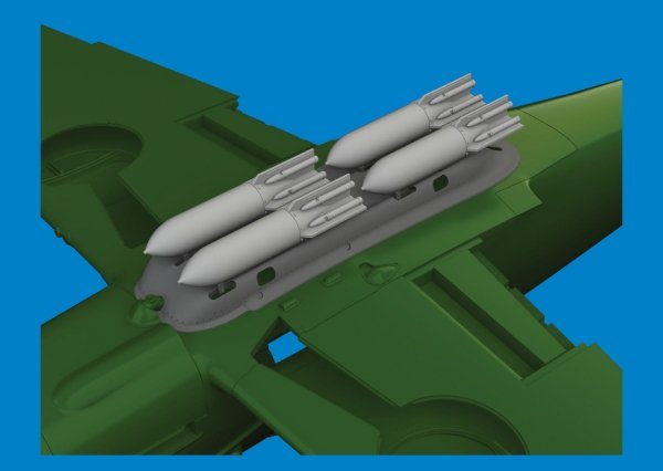 Eduard 6481152 S-199 4xETC 50 rack w/ bombs PRINT EDUARD 1/48