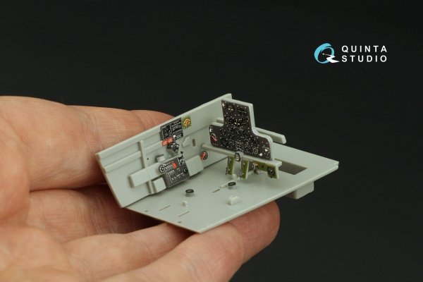 Quinta Studio QD32146 P-40B Warhawk 3D-Printed &amp; coloured Interior on decal paper (Trumpeter) 1/32