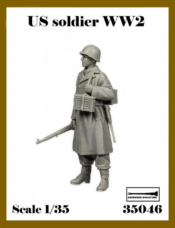 Ardennes Miniature 35046 US SOLDIER WW2 1/35