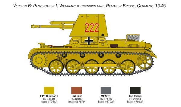 Italeri 6577 Panzerjäger I  1/35