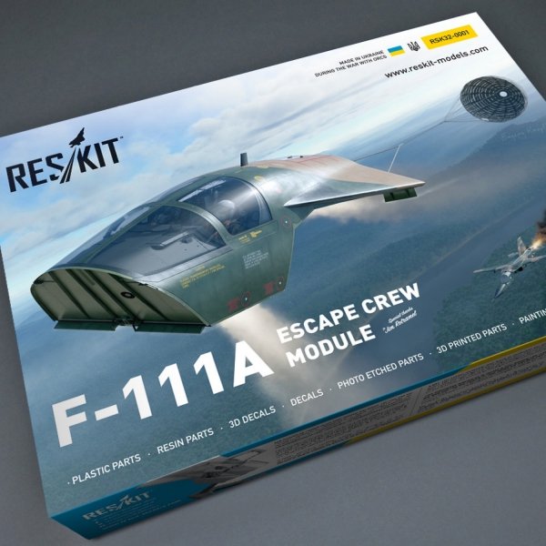 RESKIT RSK32-0001 F-111A Escape Pod (Crew Module) resin model kit (1/32)