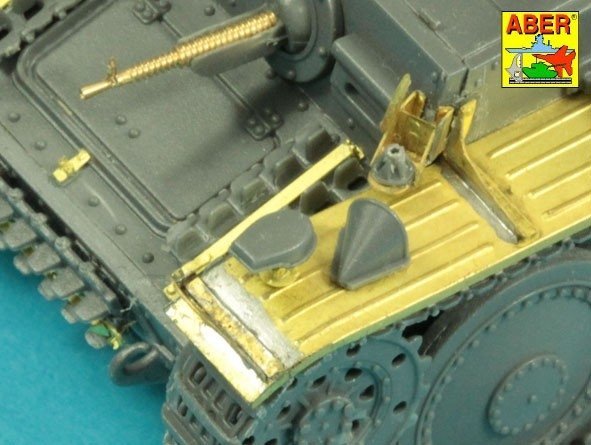 Aber 48041 Pz.Kpfw..38 (t) Ausf. E/F/G Niemiecki czołg Pz.38 (t) cz.2-błotniki / German tank Pz.Kpfw. 38 (t) Ausf.. E/F/G Vol.2-Fenders 1/48