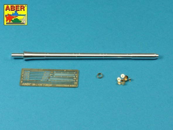 Aber 35L-170 Russian D-10T 100mm tank Barrel for T-55AM; T-55 AMV or T-55 Merida (1:35)