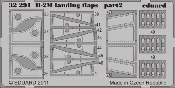 Eduard 32291 Il-2m landing flaps HOBBY BOSS (1:32)