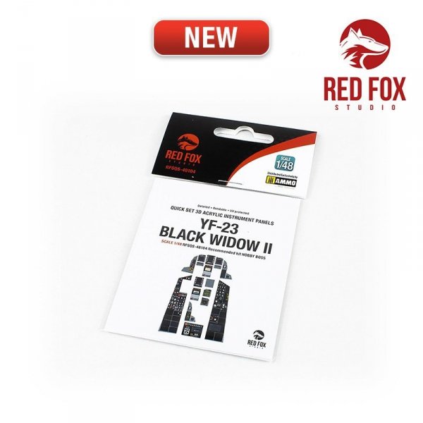 Red Fox Studio QS-48104 YF-23 Black Widow II (for Hobby Boss kit) 1/48