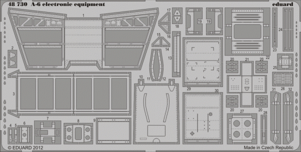 Eduard 48730 A-6 electronic equipment 1/48 KINETIC MODEL