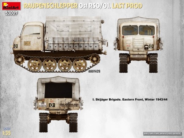 MiniArt 53007 RAUPENSCHLEPPER Ost RSO/01. LAST PROD 1/35