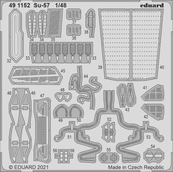 Eduard 491152 Su-57 for ZVEZDA 1/48