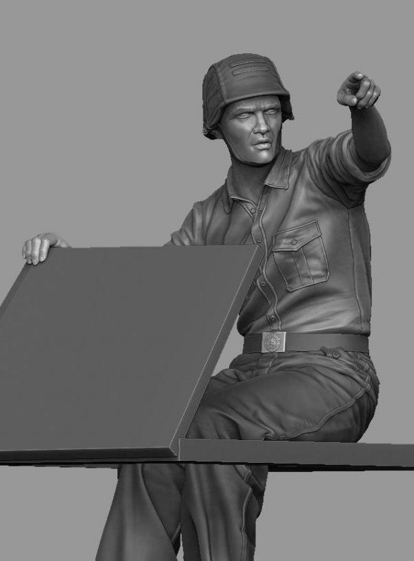 Panzer Art FI35-126 Voran! StuG loader in action 1/35