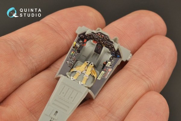 Quinta Studio QD48265 Fw 190A-8 3D-Printed &amp; coloured Interior on decal paper ( Hasegawa ) 1/48