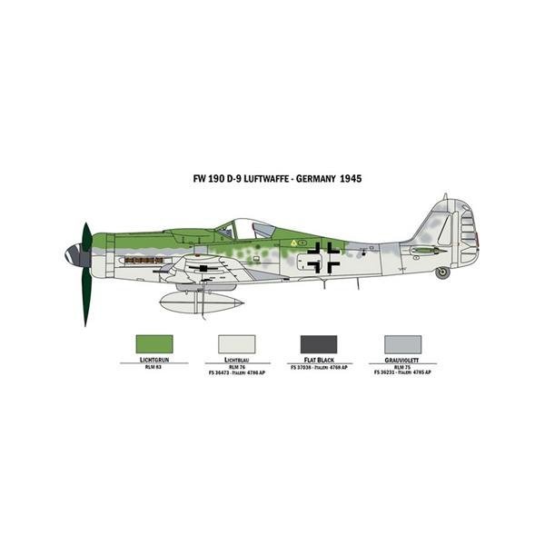 Italeri 35101 WAR THUNDER: BF109/ FW-190 D9 1/72