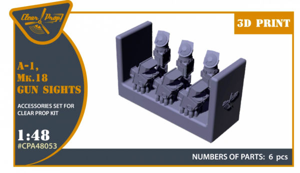 Clear Prop! CPA48053 Mk.18, A-1 gun sights 1/48
