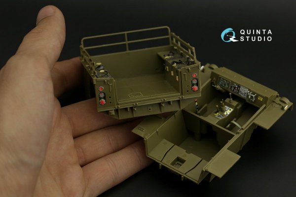 Quinta Studio QD35051 Gama Goat family 3D-Printed &amp; coloured Interior on decal paper (Tamiya) 1/35