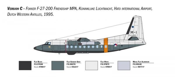 Italeri 1455 Fokker F-27 SAR 1/72