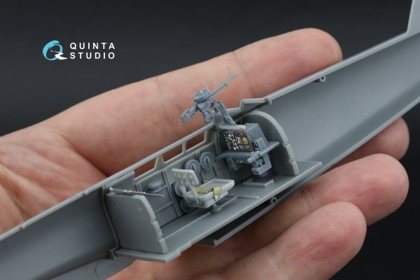 Quinta Studio QD+48574 Fairey Battle Mk.I 3D-Printed &amp; coloured Interior on decal paper (Trumpeter) (with 3D-printed resin parts) 1/48