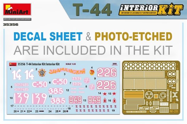 MiniArt 35356 T-44 INTERIOR KIT 1/35