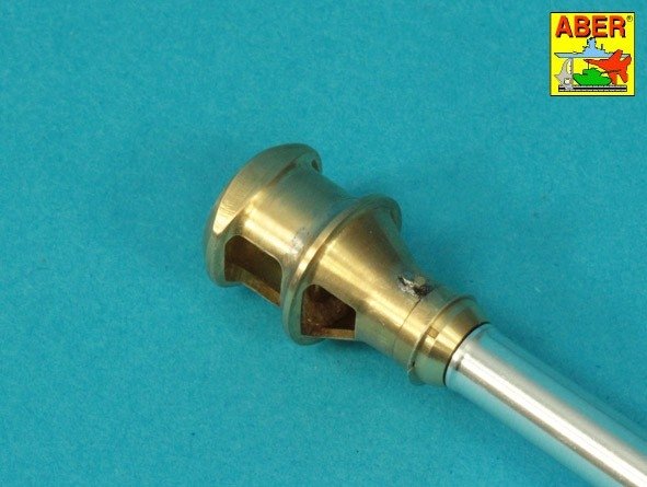 Aber 16l-32 Late muzzle brake for barrels in / późny hamulec do luf używanych w: PzKpfw. IV, Ausf. H: StuG. III, Ausf. G-Late, PaK 40 Middle 1/16