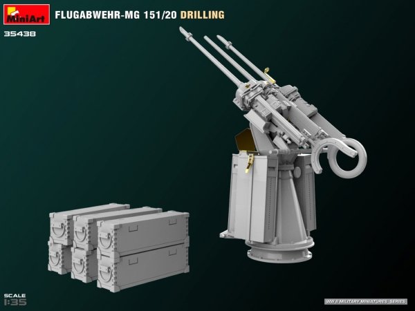 MiniArt 35438 FLUGABWEHR-MG 151/20 DRILLING 1/35