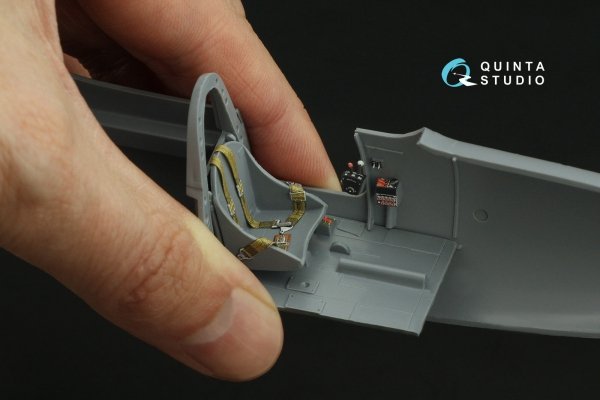 Quinta Studio QD32225 P-39N/Q Airacobra interior 3D-Printed coloured Interior on decal paper (Special Hobby) 1/32