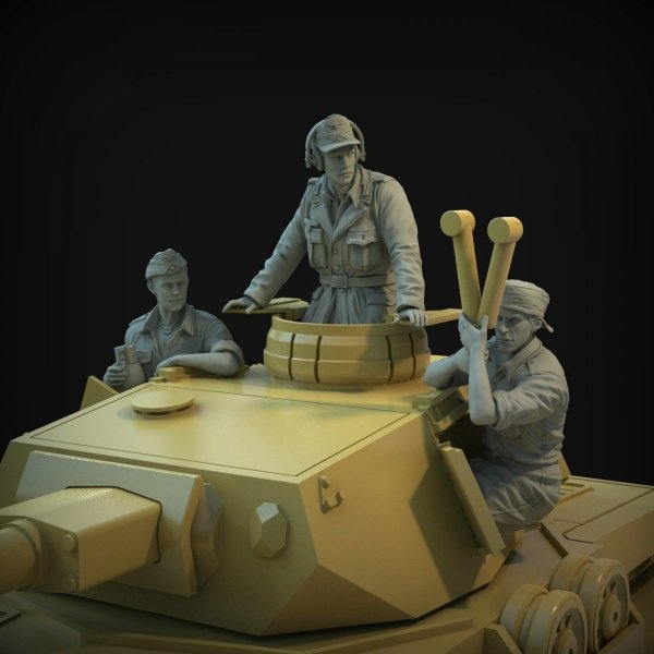 Panzer Art FI35-137 DAK turret set (Pz III &amp; Pz IV tanks) 1/35