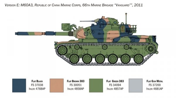 Italeri 6582 M60A3 1/35