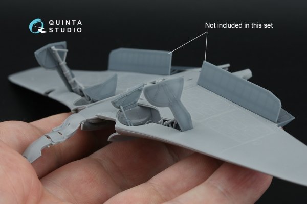 Quinta Studio QT48146 Yak-7B Undercarriage covers (Zvezda) 1/48