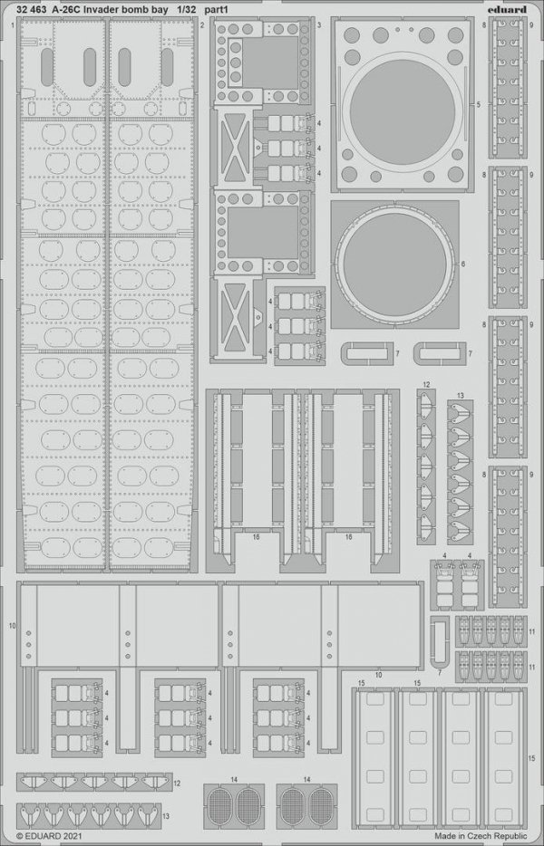 Eduard BIG33131 A-26C Invader PART II HOBBY BOSS 1/32