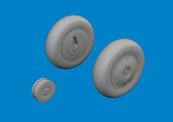 Eduard 6481115 Lysander wheels AIRFIX 1/48