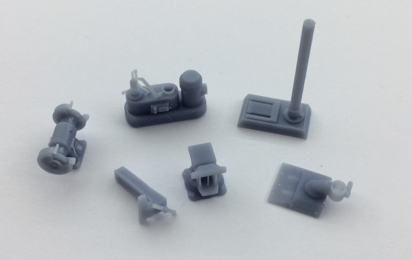 Yamamoto Model Parts YMPGAR7 Grage Set #1 1/24