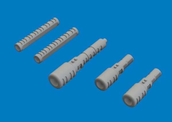 Eduard 648591 MiG-19S Gun Muzzles TRUMPETER 1/48