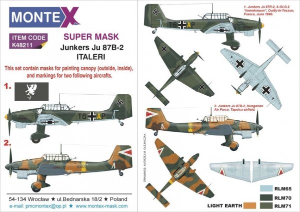 Montex K48211 Ju 87B-2 1/48