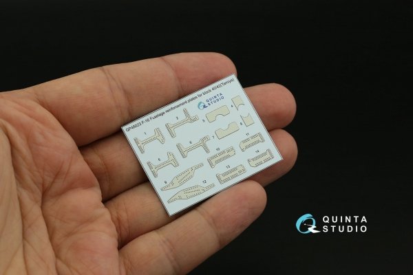Quinta Studio QP48023 F-16 block 40/42 reinforcement plates (Tamiya) 1/48