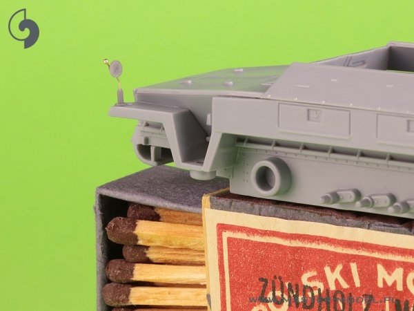 Master GM-72-043 Wskaźniki szerokości niemieckich pojazdów (używane na Sd.Kfz. 221, 222, 223, 231, 232, 233, 234, 247, 250, 251, 263) - zestaw 4 szt. 1/72