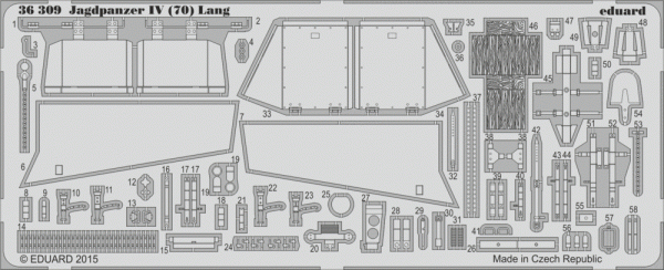 Eduard 36309 Jagdpanzer IV (70) Lang 1/35 Tamiya