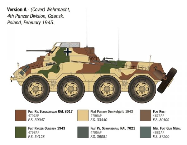 Italeri 6757 Sd. Kfz. 234/1 1/35