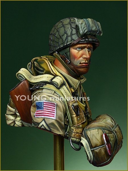 Young Miniatures YM1824 US Paratroopers 82nd Airborne Normandy 1944 1/10