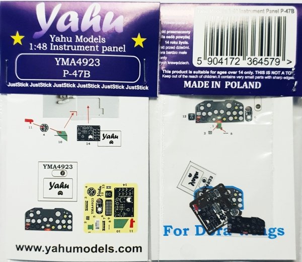 Yahu YMA4923 P-47B Dora Wings 1/48