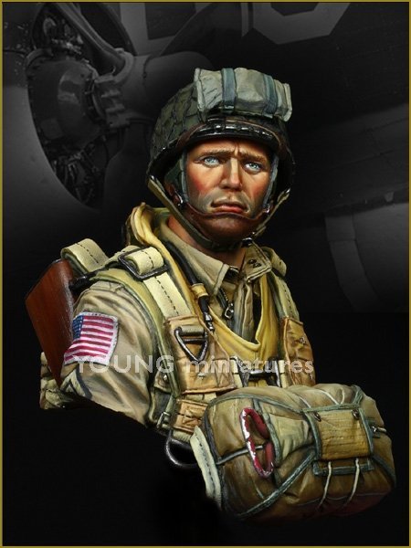 Young Miniatures YM1824 US Paratroopers 82nd Airborne Normandy 1944 1/10