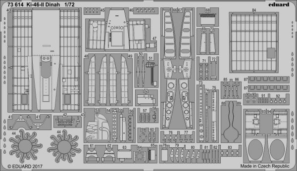 Eduard 73614 Ki-46-II Dinah HASEGAWA 1/72