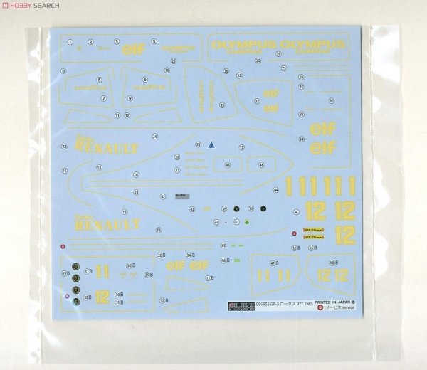 Fujimi 091952 Lotus 97-T-1985 (GP3) Renault 1/24