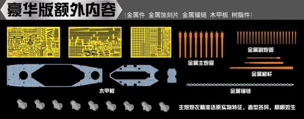 Vee Hobby E57006 USS Indiana BB-58 1944 - Deluxe Edition 1/700