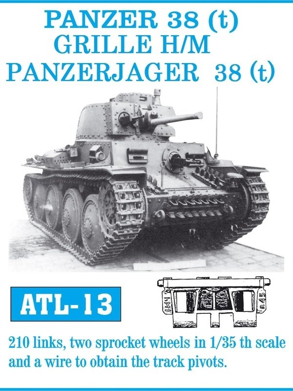 Friulmodel ATL-013 PANZER 38 (t) / GRILLE-MARDER III. / GRILLE H/M PANZERJAGER 38(t) 1/35