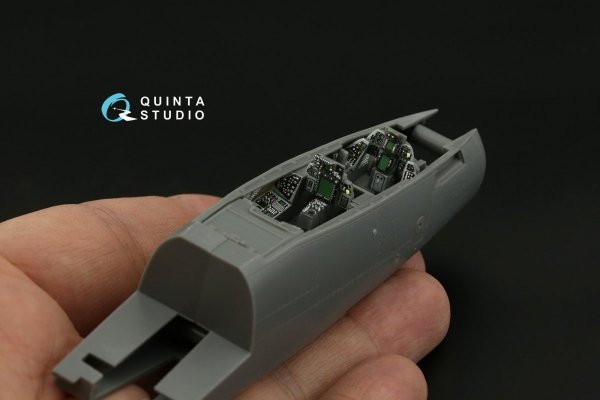 Quinta Studio QD72061 F-14B 3D-Printed &amp; coloured Interior on decal paper (GWH) 1/72