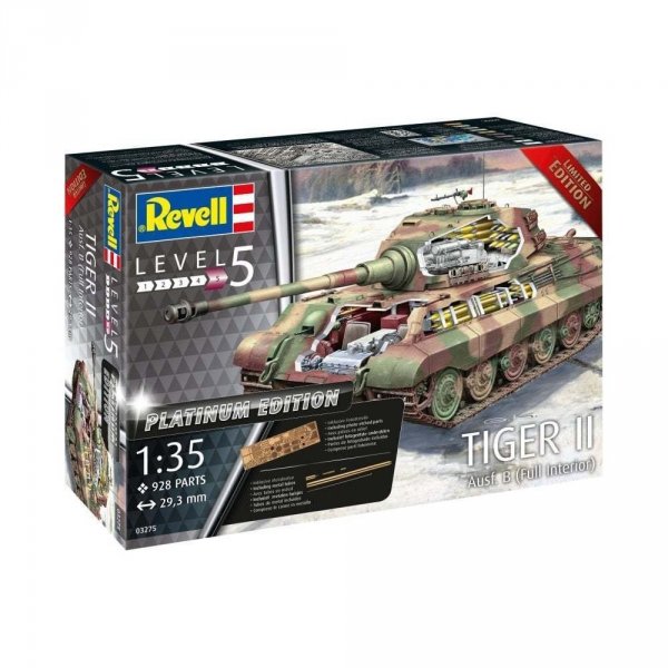 Revell 03275 Tiger II Ausf B (Full Interior) 1/35