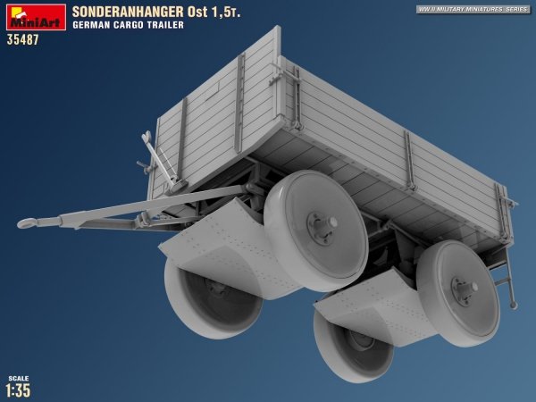 MiniArt 35487 Sonderanhanger 0st 1,5T. German Cargo Trailer 1/35