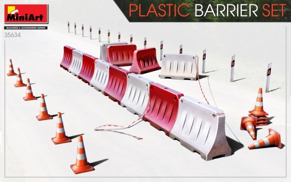 MiniArt 35634 PLASTIC BARRIER SET 1/35