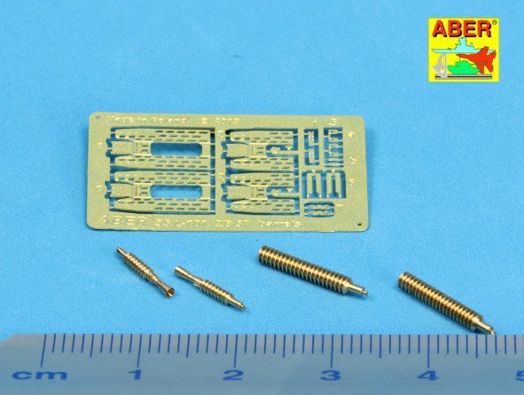 Aber 35L-101 Set of 2 barrels for machine guns ZB 37 used on Pz.35/38(t) tanks (1:35)
