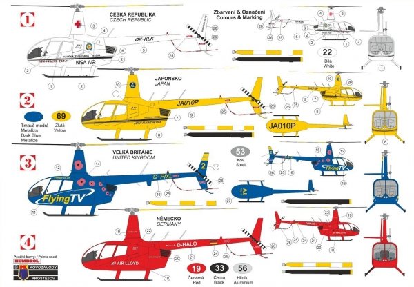 Kovozavody Prostejov KPM0215 Robinson R-44 Raven II. 1/72